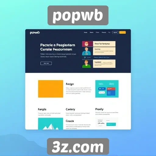 Análise da interface do usuário do site popwb