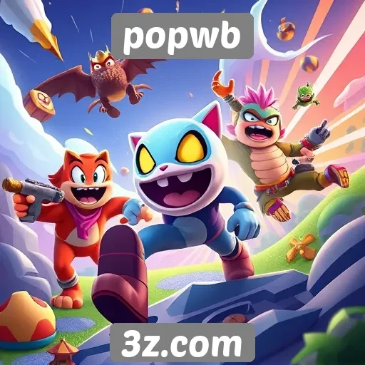 Variedade de jogos disponíveis na plataforma PopWB